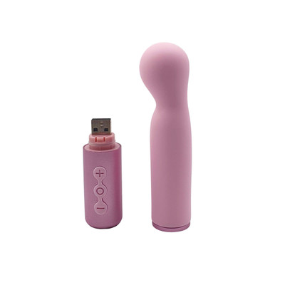 Foto 4 do produto Vibrador Ponto G e Estimulador Estimulador Recarregável com e 5 Modos de Vibrações Multivelocidades - Adão & Eva Sweets S2 | 11,2 x 2,9 cm