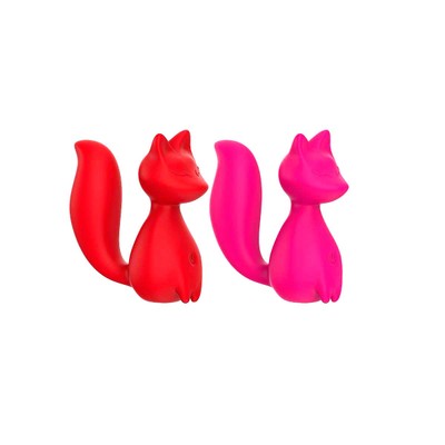 Foto 1 do produto Vibrador de Ponto G com Formato de Raposa, 10 Modos de Vibração, Resistente à Água e Recarregável - Vibrator Elliot | 7 x 2,3 cm | Disponível em 2 Cores