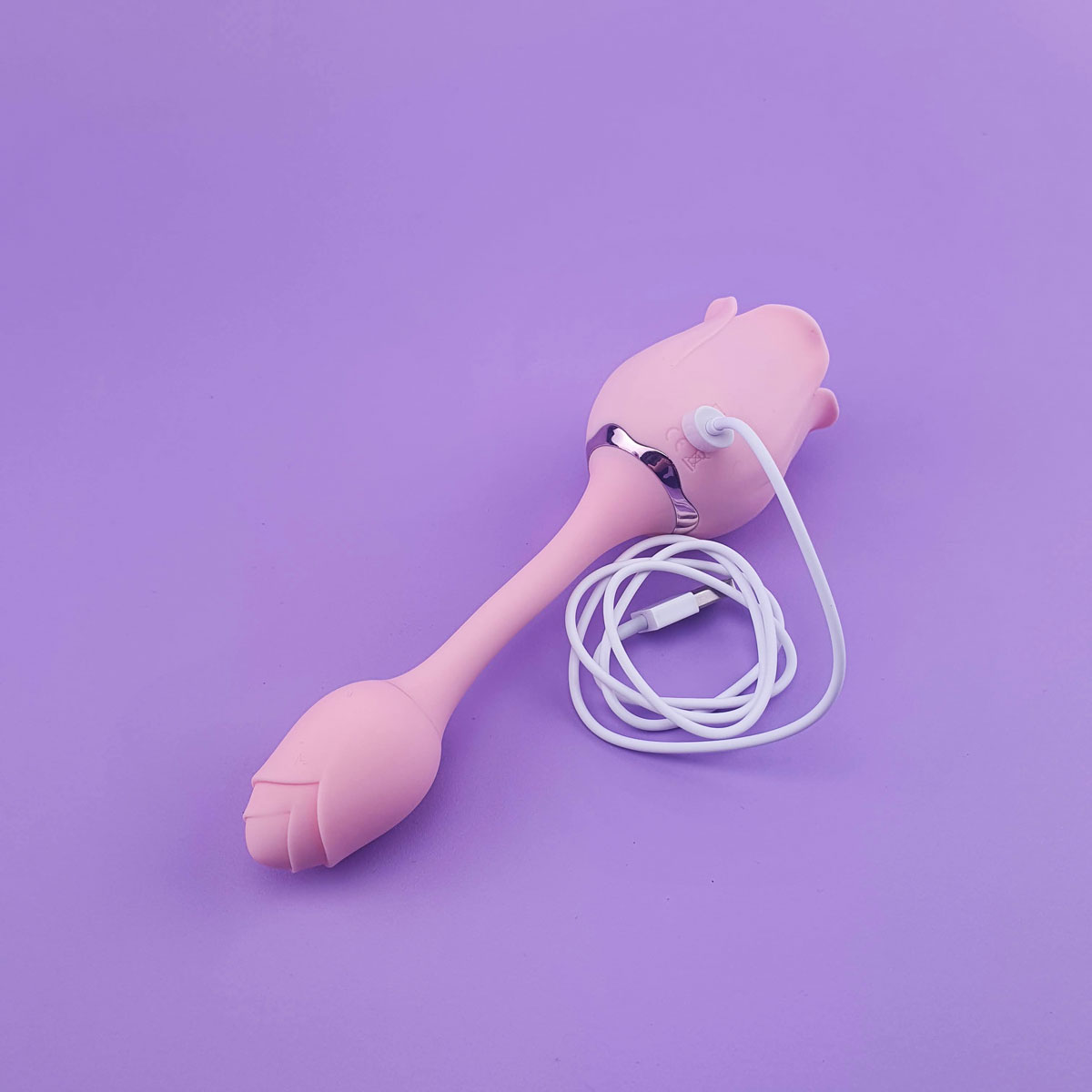 Vibrador de Ponto G em Formato de Rosa com Estimulador de Língua, 9 Modos de Vibração e Recarregável - S-Hande Rose Pro 5 | Disponível em 2 Cores - 4