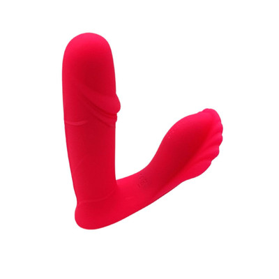 Vibrador de Ponto G com Glande Definida e Estimulador de Clitóris em Silicone, 7 Vibrações Potentes e Controle Remoto Sem Fio - Pleasure Dreams | 10 x 3,4 cm