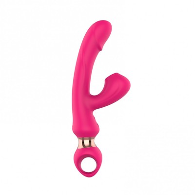 Foto 2 do produto Vibrador de Ponto G com Glande e Estimulador de Clitóris com 10 Modos de Vibração, Alça Ergonômica e Carregamento via Cabo USB - I-Moon Destiny | Disponível em 2 Cores