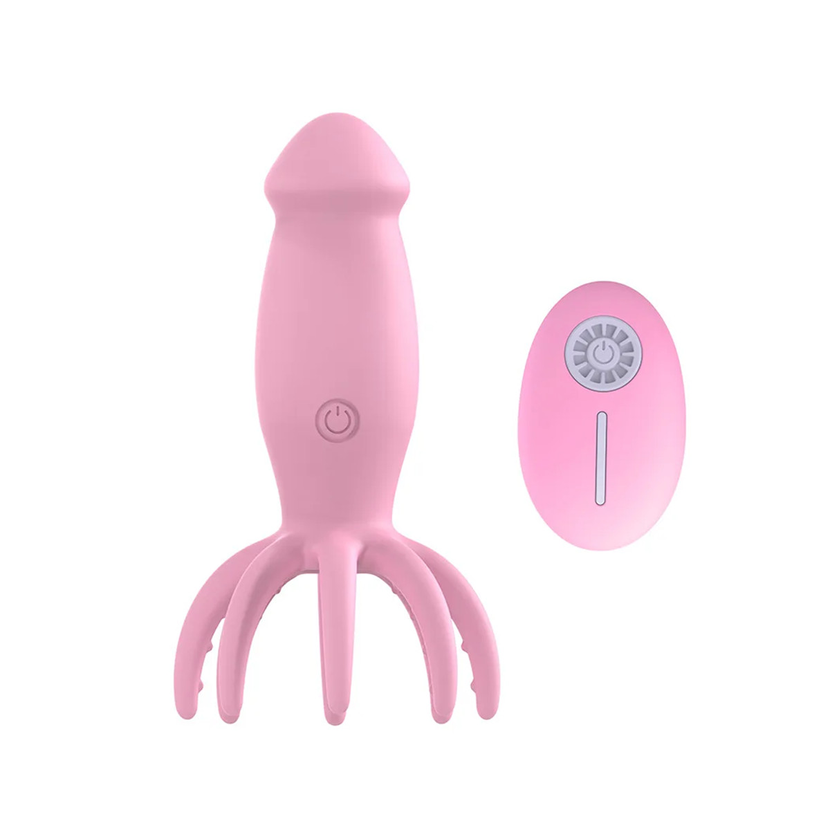 Vibrador de Ponto G com Glande em Silicone, Estimulador no Formato de Polvo e 10 Modos de Vibração - Small Octopus | 8,3 x 3,5 cm | Disponível em 2 Cores - 4