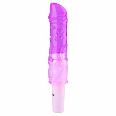Foto 2 do produto Vibrador de Ponto G em Jelly com Textura Massageadora e Vibração Multivelocidade - SI Loves Sex In Her Shitty | 13,5 x 3 cm | Disponível em 2 Cores