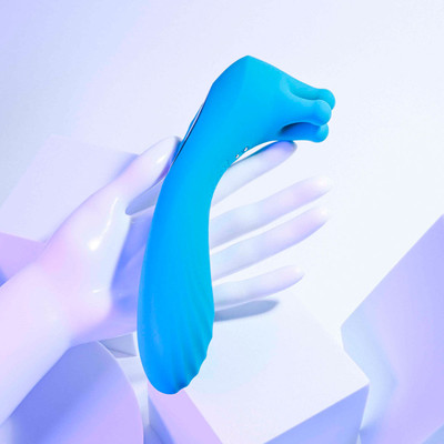 Foto 5 do produto Vibrador de Ponto G com Massageador de Clítoris Rotativo, 9 Modos de Vibração e Recarregável - Evolved Novelties Heads Or Tails | 12 x 3,5 cm