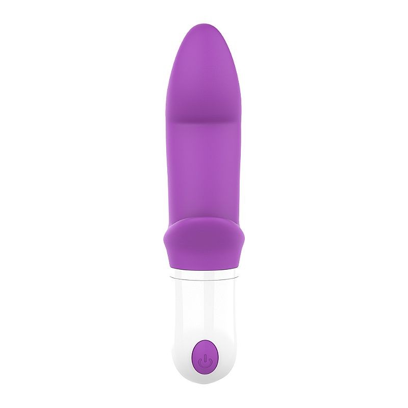 Vibrador de Ponto G com Mini Estimulador de Clitóris em Silicone Flexível e 9 Modos de Vibração - S-Hande Sparta-6 | 10 x 3,6 cm | Disponivel em 2 Cores - 5