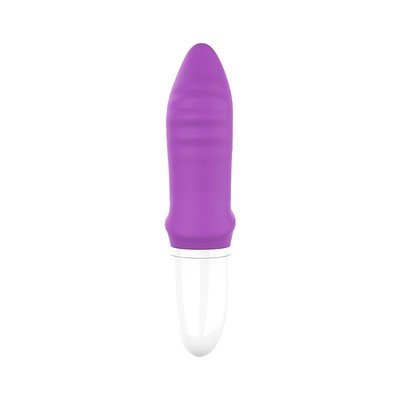 Foto 4 do produto Vibrador de Ponto G com Mini Estimulador de Clitóris em Silicone Flexível e 9 Modos de Vibração - S-Hande Sparta-6 | 10 x 3,6 cm | Disponivel em 2 Cores