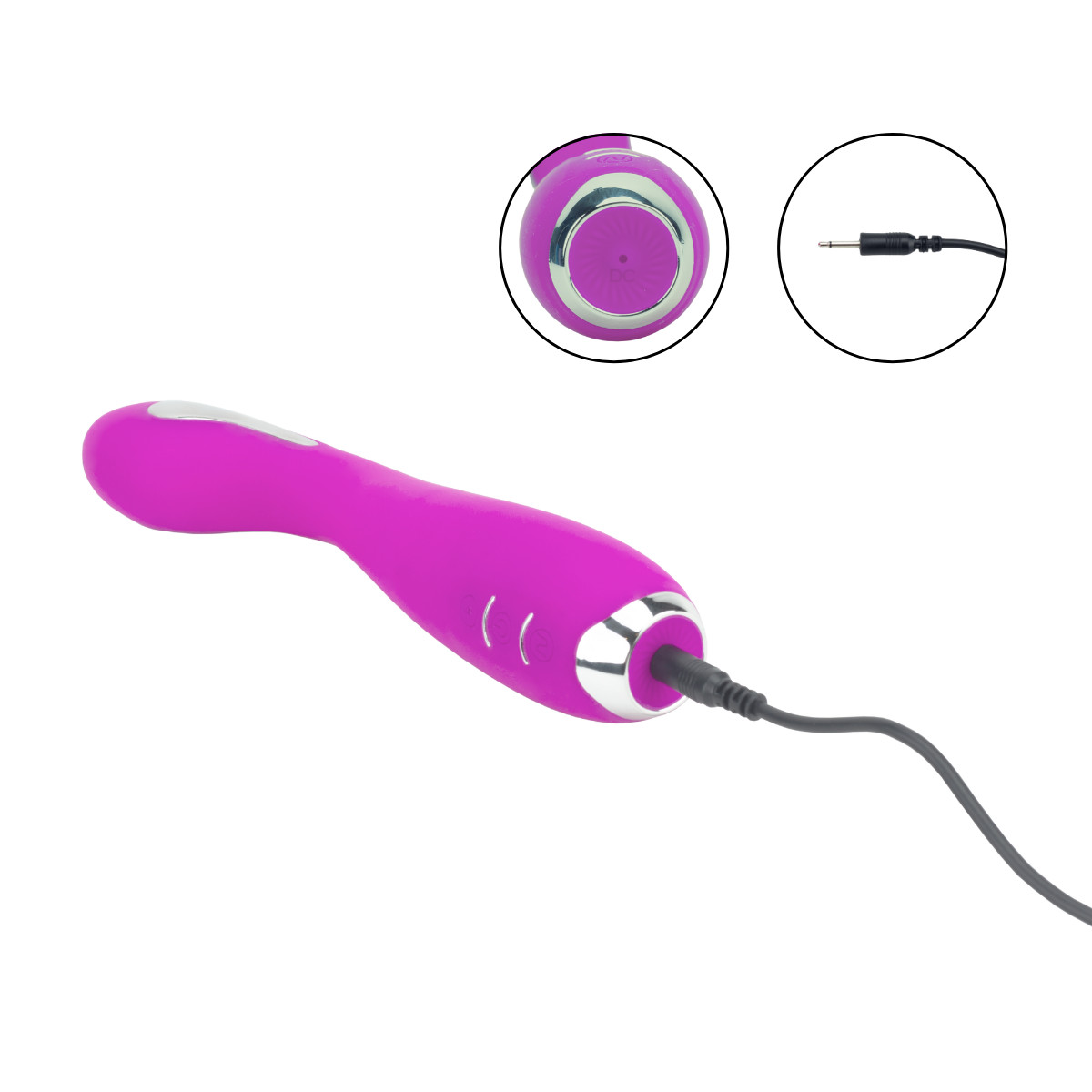 Vibrador de Ponto G com 12 Modos de Vibração, 5 Intensidades de Choque e App via Bluetooth - Pretty Love Homunculus | 14 x 3,2 cm - 9