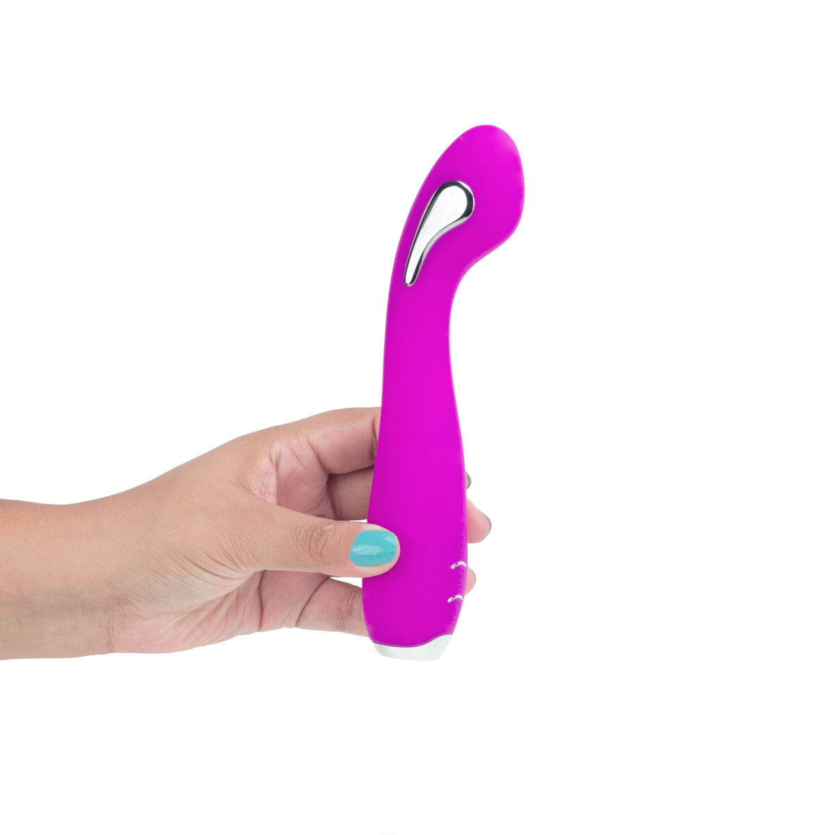 Vibrador de Ponto G com 12 Modos de Vibração, 5 Intensidades de Choque e App via Bluetooth - Pretty Love Homunculus | 14 x 3,2 cm - 10