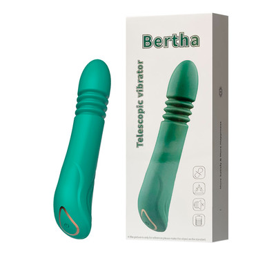 Foto 1 do produto Vibrador de Ponto G Recarrega com 10 Modos de Vibrações e Movimentos Vai e Vem - Bertha | 15,3 x 3,2 cm | Disponível em 3 Cores