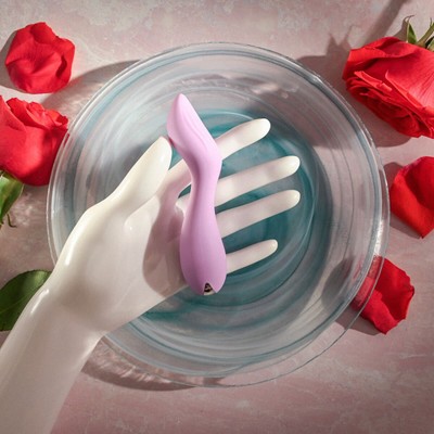 Mini Vibrador de Ponto G em Silicone com 10 Modos de Vibração e Recarregável - Evolved Lilac G | 8 x 2,5 cm