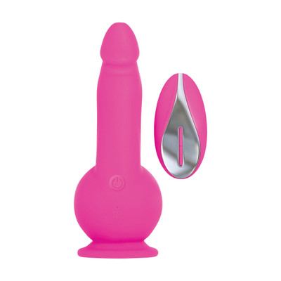 Foto 1 do produto Vibrador de Ponto G Recarregável com 10 Vibrações, Base em Ventosa e Controle Remoto - Evolved Ballistic | 11 x 3,5 cm