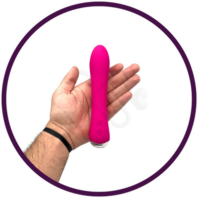 Foto 7 do produto Vibrador de Ponto G Recarregável com 9 Modos de Vibrações e Função de Aquecimento - S Hande Nicola| Disponível em 2 Cores