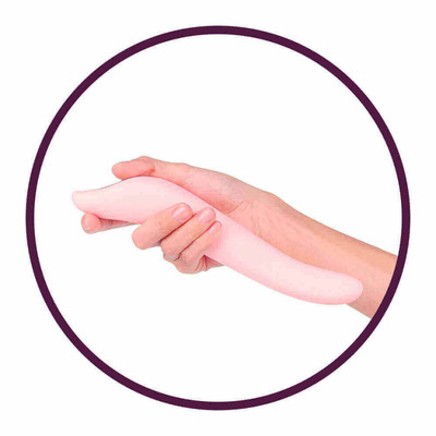 Vibrador Ponto G em Silicone Macio, Recarregável e 9 Modos de Vibrações Potentes - S-Hande Kiss | 22 x 4,1 cm