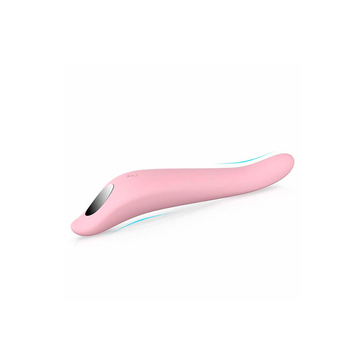 Vibrador Ponto G em Silicone Macio, Recarregável e 9 Modos de Vibrações Potentes - S-Hande Kiss | 22 x 4,1 cm - 2