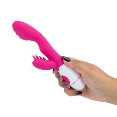 Foto 8 do produto Vibrador de Ponto G com Estimulador Clitoriano, 30 Modos de Vibração e Recarregável - Female Vibrator | 10,5 x 3,5 cm | Disponível em 4 Cores