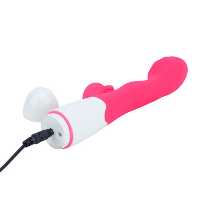 Foto 4 do produto Vibrador de Ponto G com Estimulador Clitoriano, 30 Modos de Vibração e Recarregável - Female Vibrator | 10,5 x 3,5 cm | Disponível em 4 Cores