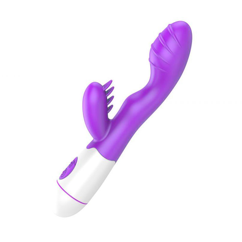 Vibrador de Ponto G com Estimulador Clitoriano, 30 Modos de Vibração e Recarregável - Female Vibrator | 10,5 x 3,5 cm | Disponível em 4 Cores - 5