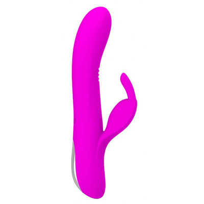 Foto 10 do produto Vibrador Rabbit com 7 Modos de Vibração, 4 Movimentos, Recarregável e Resistente à Água - Pretty Love Dylan | 13 x 3,5 cm | Disponível em 3 Cores
