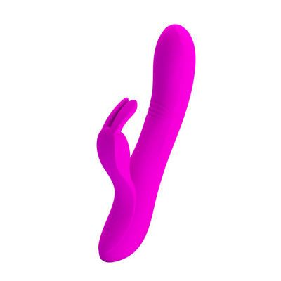 Foto 6 do produto Vibrador Rabbit com 7 Modos de Vibração, 4 Movimentos, Recarregável e Resistente à Água - Pretty Love Dylan | 13 x 3,5 cm | Disponível em 3 Cores