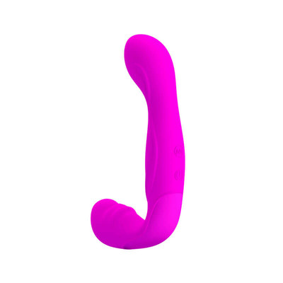 Foto 3 do produto Vibrador de Ponto G Recarregável com Estimulador de Clitóris e 30 Modos de Vibração - Pretty Love Beau | 13 x 4,3 cm