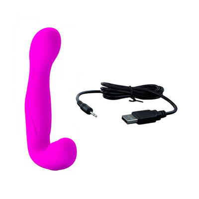 Foto 6 do produto Vibrador de Ponto G Recarregável com Estimulador de Clitóris e 30 Modos de Vibração - Pretty Love Beau | 13 x 4,3 cm