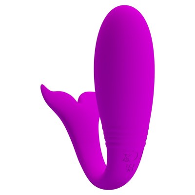Foto 6 do produto Vibrador de Ponto G Recarregável em Forma de Baleia com 12 Modos de Vibração, Função Memoria e Controle Remoto por Aplicativo - Pretty Love Jayleen
