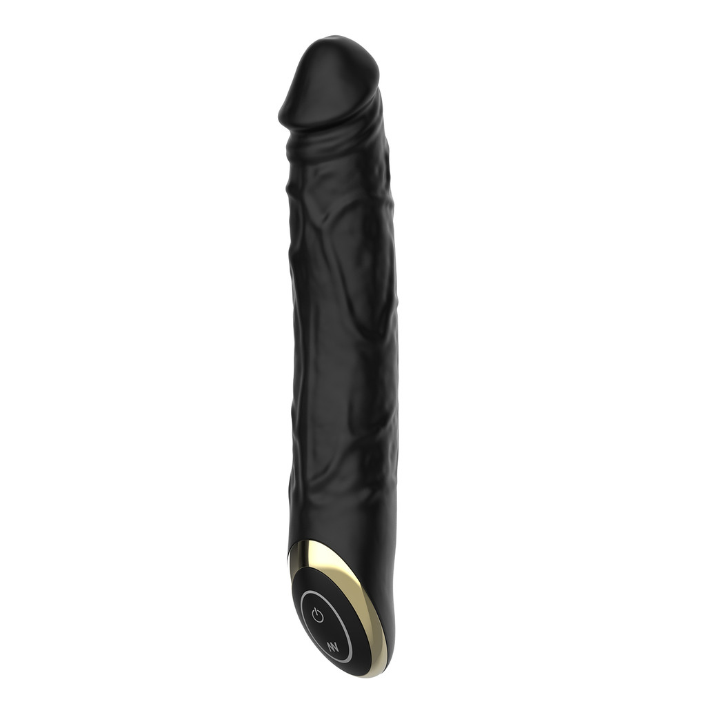 Vibrador Ponto G Recarregável em Formato de Pênis com Glande, 10 Modos de Vibração e Resistente à Água - Winy Terry | 17 x 3,4 cm - 2