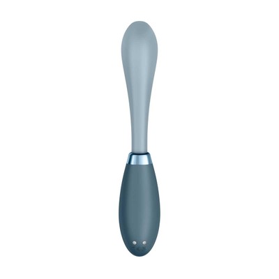 Foto 3 do produto Vibrador de Ponto G com Haste Flexível, 12 Programações de Vibração e Recarregável Via USB Magnético - Satisfyer G-Spot Flex 3 | 10,2 x 2,9 cm