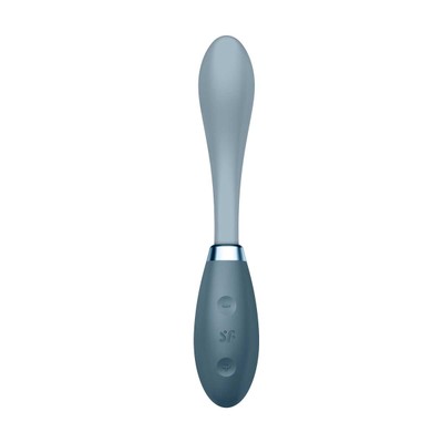 Foto 2 do produto Vibrador de Ponto G com Haste Flexível, 12 Programações de Vibração e Recarregável Via USB Magnético - Satisfyer G-Spot Flex 3 | 10,2 x 2,9 cm