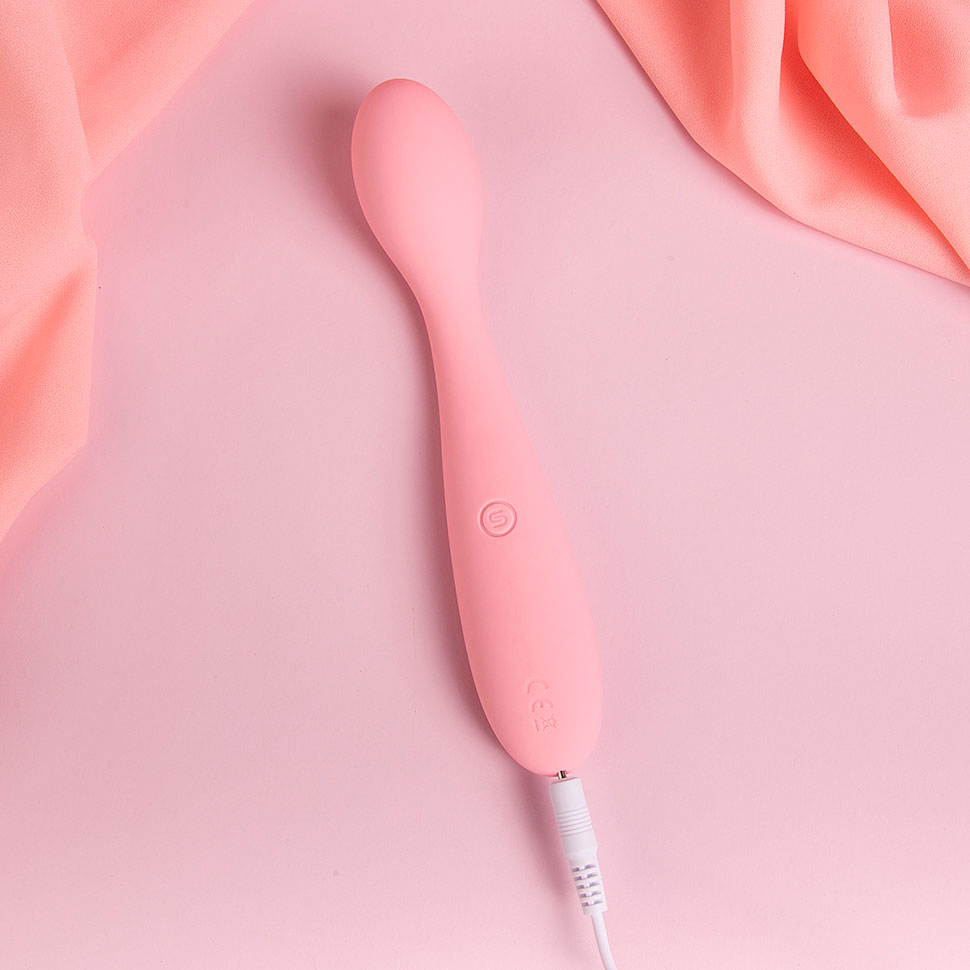 Vibrador Ponto G Recarregável com Ponta Achatada Estimuladora e 5 Modos de Vibração - Svakom Keri | 17,2 x 2,2 cm | Disponível em 2 Cores - 5