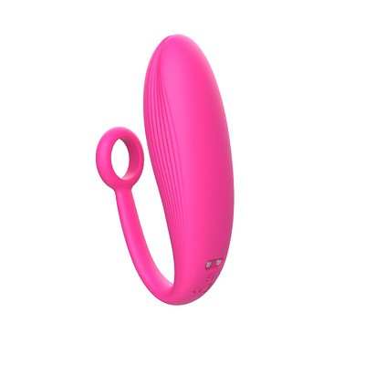 Foto 3 do produto Vibrador de Ponto G em Silicone com 9 Modos de Vibrações, Controle Remoto Sem Fio e Recarregável - S-Hande Tulip 3 | 9 x 3,1 cm | Disponível em 2 Cores
