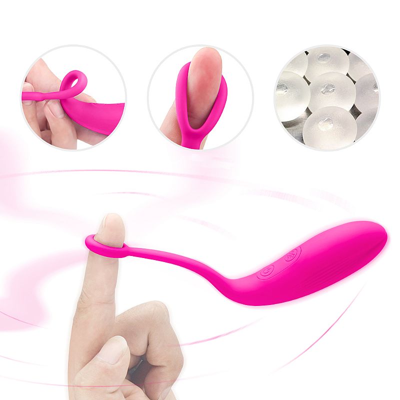 Vibrador de Ponto G em Silicone com 9 Modos de Vibrações, Controle Remoto Sem Fio e Recarregável - S-Hande Tulip 3 | 9 x 3,1 cm | Disponível em 2 Cores - 5