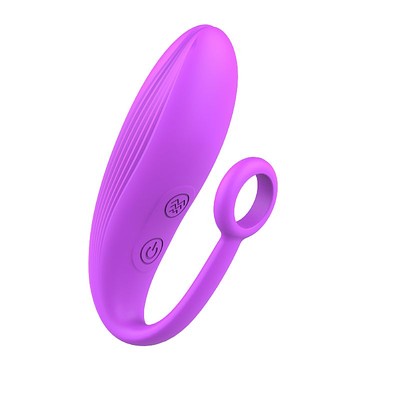 Foto 8 do produto Vibrador de Ponto G em Silicone com 9 Modos de Vibrações, Controle Remoto Sem Fio e Recarregável - S-Hande Tulip 3 | 9 x 3,1 cm | Disponível em 2 Cores