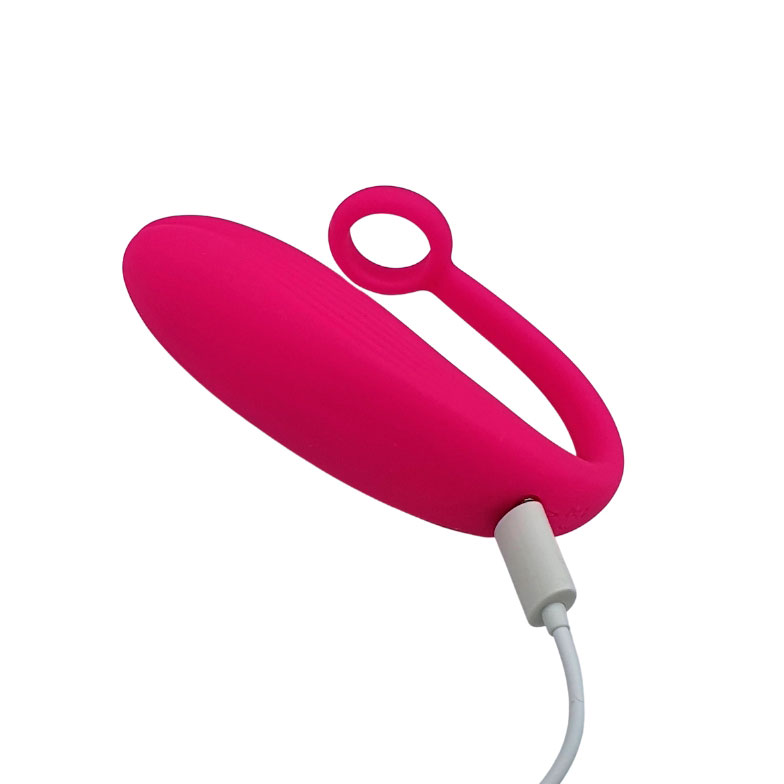 Vibrador de Ponto G em Silicone com 9 Modos de Vibrações, Controle Remoto Sem Fio e Recarregável - S-Hande Tulip 3 | 9 x 3,1 cm | Disponível em 2 Cores - 7