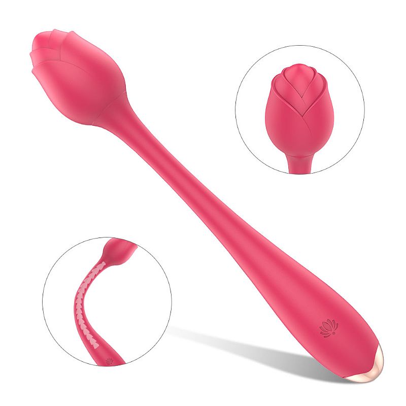 Vibrador de Ponto G Recarregável em Silicone com 9 Modos de Vibrações - S-hande Lostus | 21,3 x 3,2 cm - 2