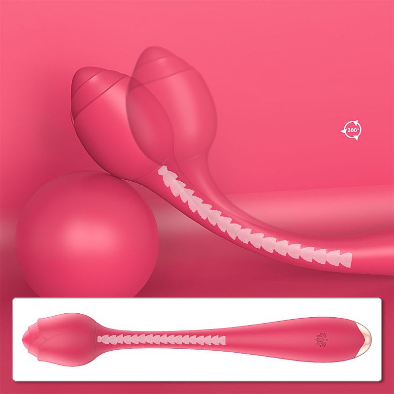 Vibrador de Ponto G Recarregável em Silicone com 9 Modos de Vibrações - S-hande Lostus | 21,3 x 3,2 cm - 4