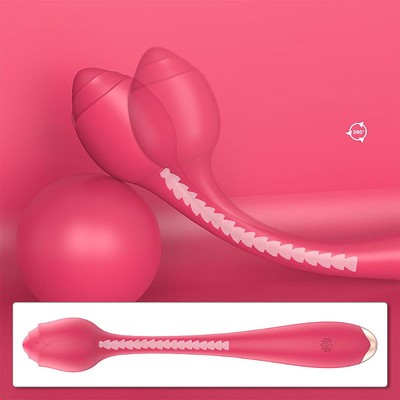 Foto 4 do produto Vibrador de Ponto G Recarregável em Silicone com 9 Modos de Vibrações - S-hande Lostus | 21,3 x 3,2 cm