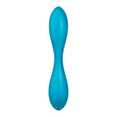 Foto 3 do produto Vibrador de Ponto G Recarregável em Silicone com Haste Estimuladora e Flexível e12 Programas de Vibrações - Satisfyer G-Spot Flex 1 | 12 x 3,4 cm