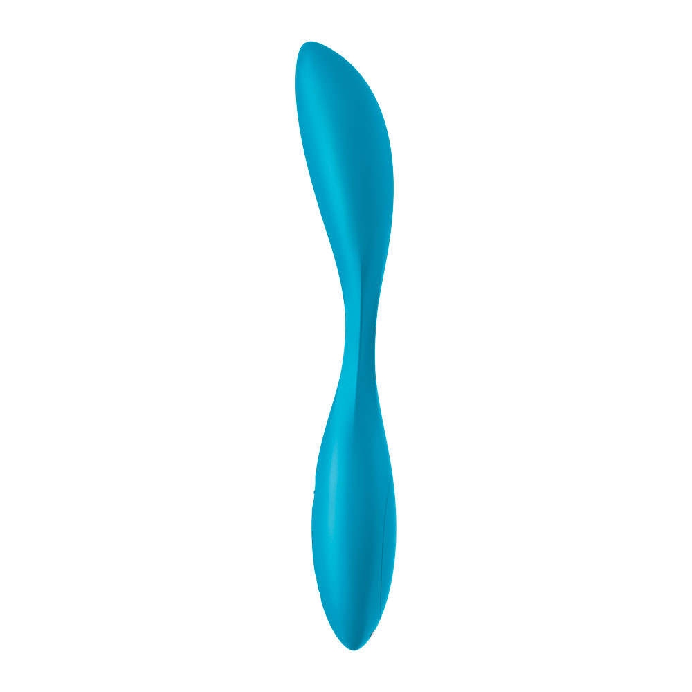 Vibrador de Ponto G Recarregável em Silicone com Haste Estimuladora e Flexível e12 Programas de Vibrações - Satisfyer G-Spot Flex 1 | 12 x 3,4 cm - 4