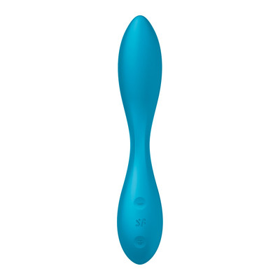 Foto 2 do produto Vibrador de Ponto G Recarregável em Silicone com Haste Estimuladora e Flexível e12 Programas de Vibrações - Satisfyer G-Spot Flex 1 | 12 x 3,4 cm
