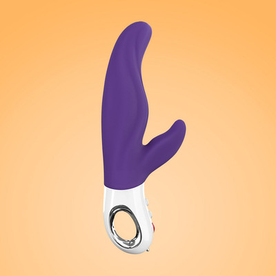 Foto 1 do produto Vibrador Ponto G Recarregável em Silicone Soft Touch com Estimulador de Clítoris e 6 Modos de Vibração, a Prova D'Água - Fun Factory Lady Bi | 22 x 4 cm | Disponível em 3 cores