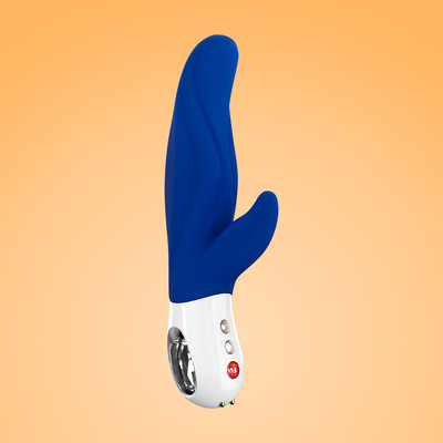 Foto 5 do produto Vibrador Ponto G Recarregável em Silicone Soft Touch com Estimulador de Clítoris e 6 Modos de Vibração, a Prova D'Água - Fun Factory Lady Bi | 22 x 4 cm | Disponível em 3 cores