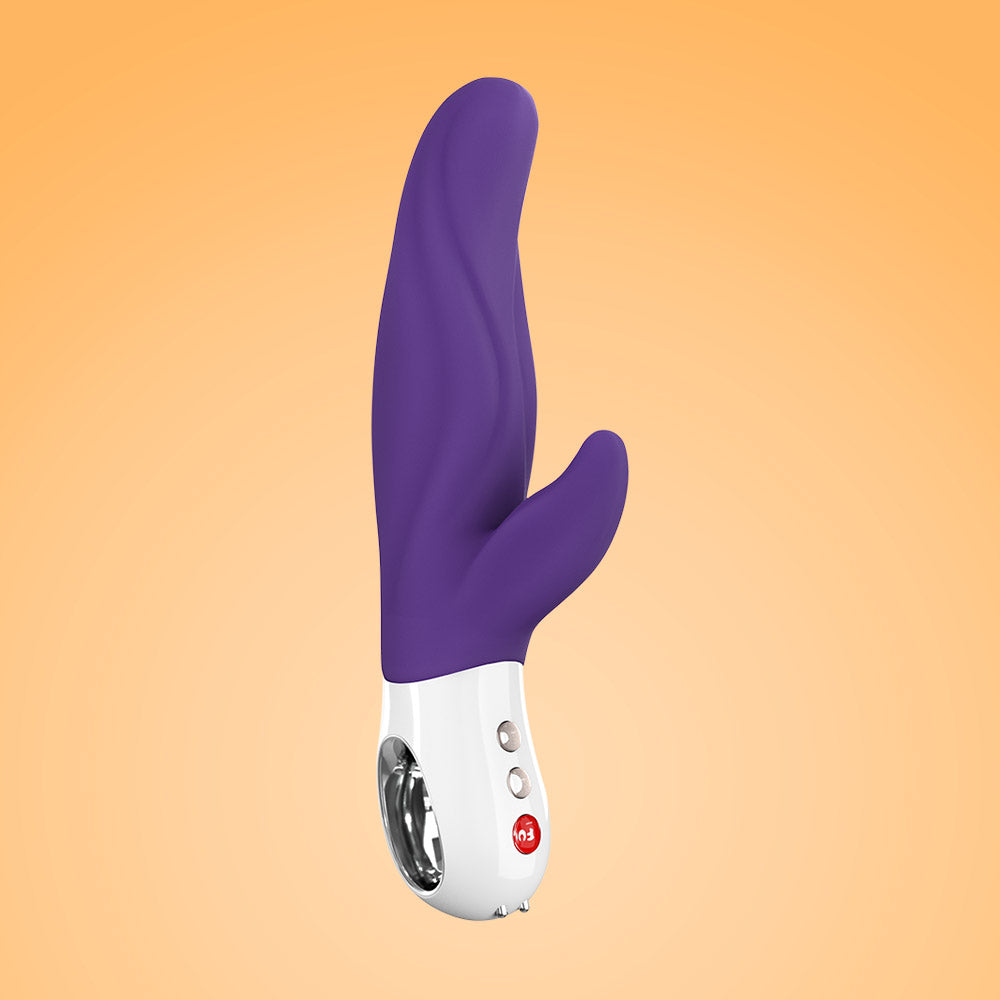 Vibrador Ponto G Recarregável em Silicone Soft Touch com Estimulador de Clítoris e 6 Modos de Vibração, a Prova D'Água - Fun Factory Lady Bi | 22 x 4 cm | Disponível em 3 cores - 2