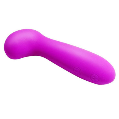 Foto 2 do produto Vibrador de Ponto G Recarregável em Soft Touch com 30 Funções de Vibração, à Prova D'Água - Pretty Love Hiram | 12 x 4,8 cm