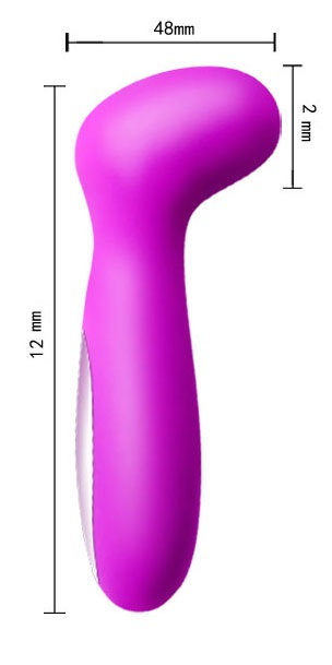 Vibrador de Ponto G Recarregável em Soft Touch com 30 Funções de Vibração, à Prova D'Água - Pretty Love Hiram | 12 x 4,8 cm - 3