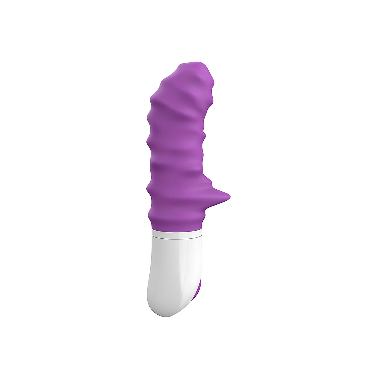 Vibrador de Ponto G em Silicone Flexível com Relevos e 9 Modos de Vibração - S-Hande Sparta 3 | 8,5 x 4,1 cm | Disponível em 2 Cores - 2