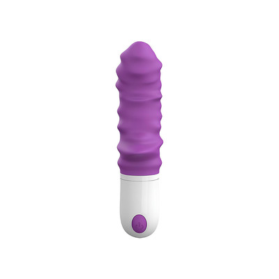 Foto 3 do produto Vibrador de Ponto G em Silicone Flexível com Relevos e 9 Modos de Vibração - S-Hande Sparta 3 | 8,5 x 4,1 cm | Disponível em 2 Cores