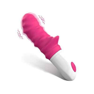 Foto 7 do produto Vibrador de Ponto G em Silicone Flexível com Relevos e 9 Modos de Vibração - S-Hande Sparta 3 | 8,5 x 4,1 cm | Disponível em 2 Cores