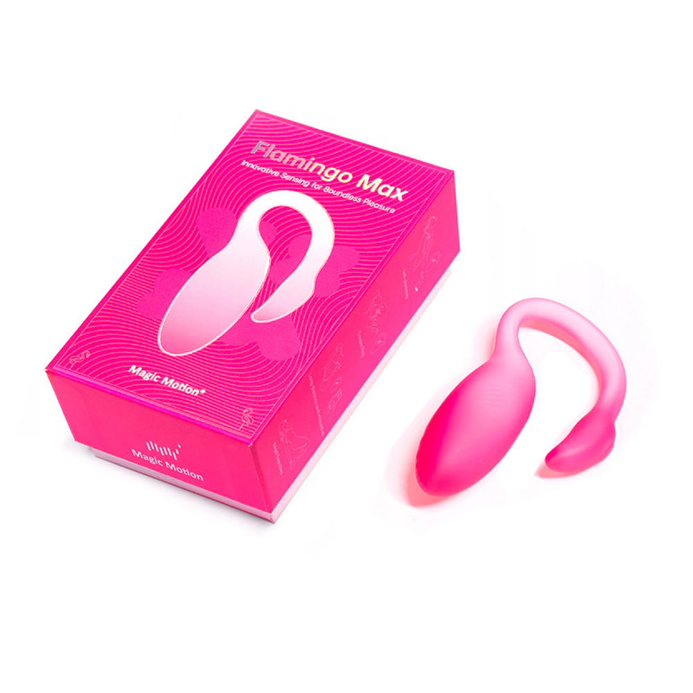 Vibrador de Ponto G com Sensores de Pressão, 10 Modos de Vibração, Controle por Aplicativo Interativo e Recarregável - Magic Motion Flamingo Max | Cor: Rosa - 3
