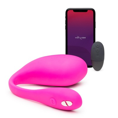 Vibrador de Ponto G em Silicone com 10 Modos de Vibração, Controle por Aplicativo e Recarregável via Cabo USB - We-Vibe Jive 2